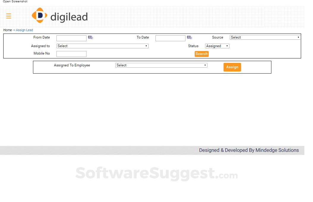 DigiLead - Lead Management System Small Screenshot 5